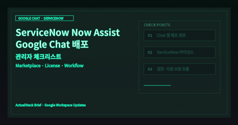 ActualStack cover image for Deploying ServiceNow Now Assist Virtual Agent from the Google Workspace Marketplace