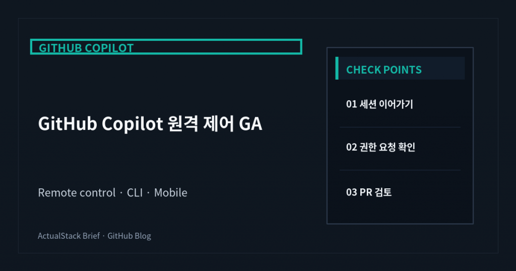 ActualStack cover image for Take your local GitHub sessions anywhere