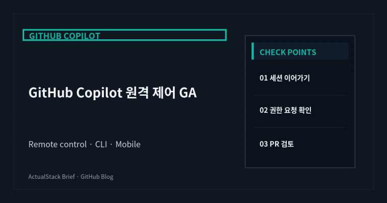 ActualStack cover image for Take your local GitHub sessions anywhere