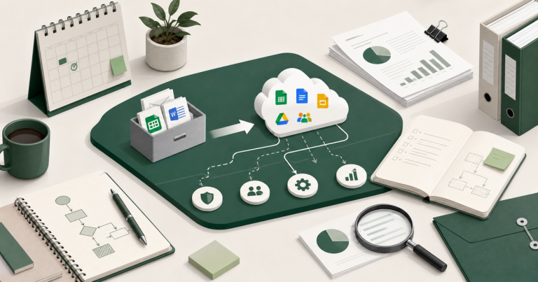 ActualStack cover image for Microsoft 사용자 10명 이하, Google Workspace로 옮길 때 달라진 점